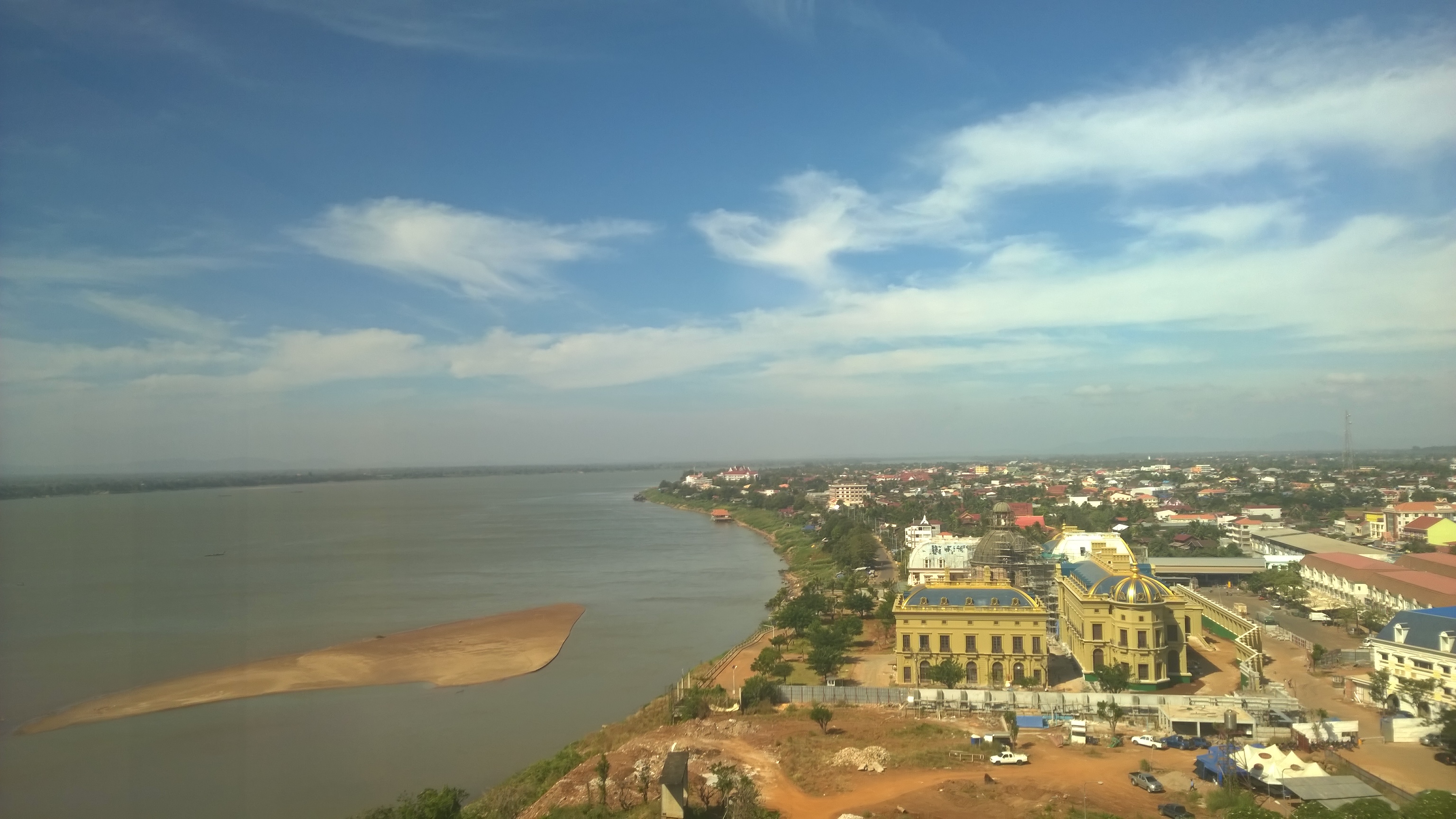 Immerhin hat das Hotel einen netten Ausblick...