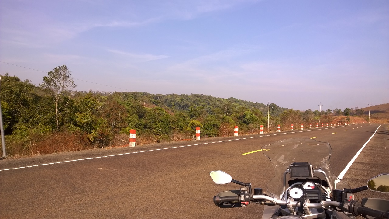 26 km schöne Strecke zur Grenze