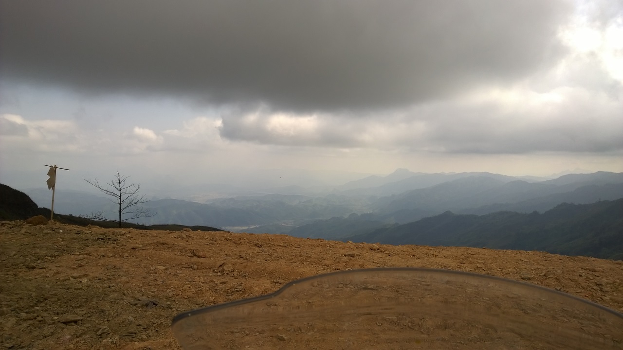 Blick von 1850 m...